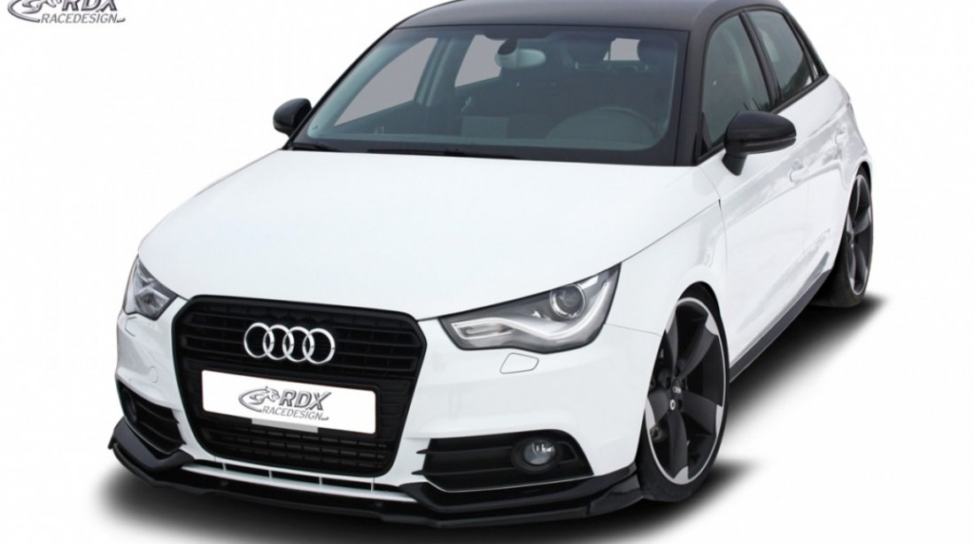 RDX Prelungire Spoiler Bara fata VARIO-X pentru AUDI A1 8X & A1 8XA Sportback Competition (-01/2015) lip bara fata Spoilerlippe RDFAVX30719 material Plastic