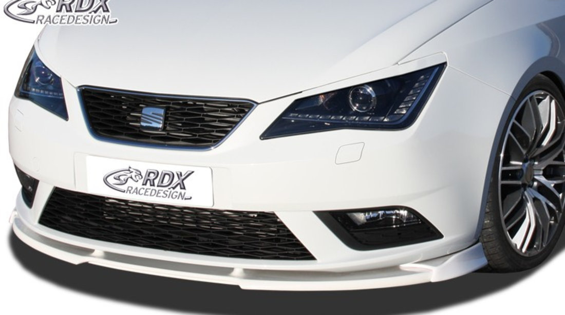 RDX Prelungire Spoiler Bara fata VARIO-X pentru SEAT Ibiza 6J, 6J SC & 6J ST Facelift 04/2012+ ( nu si pentru FR) lip bara fata Spoilerlippe RDFAVX30039 material Plastic