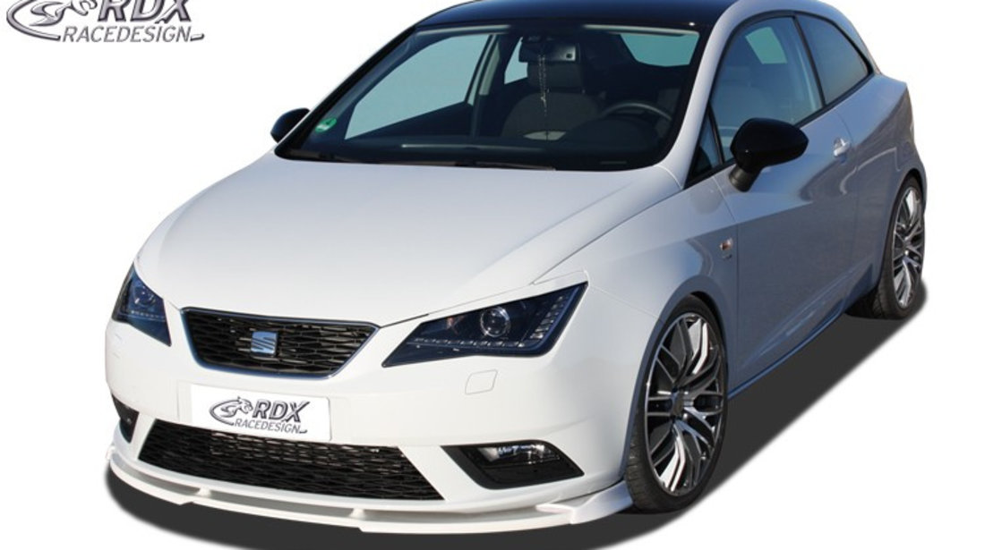 RDX Prelungire Spoiler Bara fata VARIO-X pentru SEAT Ibiza 6J, 6J SC & 6J ST Facelift 04/2012+ ( nu si pentru FR) lip bara fata Spoilerlippe RDFAVX30039 material Plastic