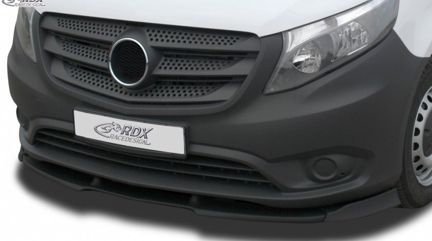 RDX Prelungire Spoiler Bara fata VARIO-X pentru MERCEDES Vito W447 lip bara fata Spoilerlippe RDFAVX30729 material Plastic