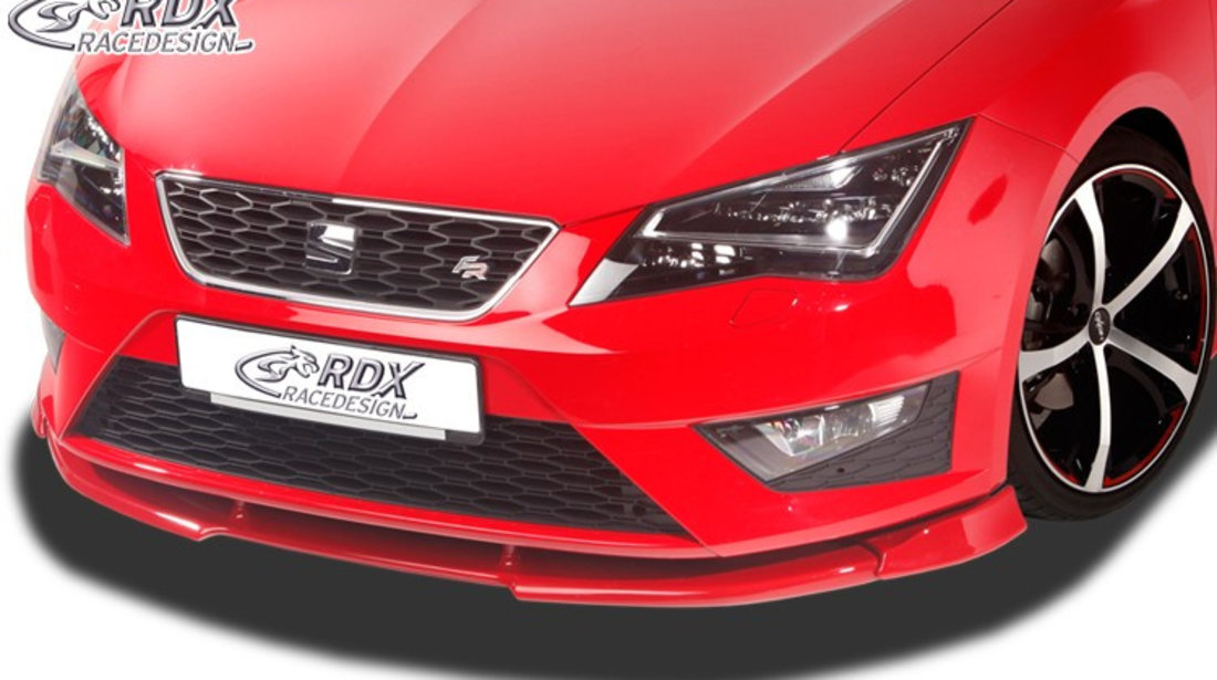 RDX Prelungire Spoiler Bara fata VARIO-X pentru SEAT Leon 5F FR + Cupra -2017 ( si pentru SC si ST) lip bara fata Spoilerlippe RDFAVX30644 material Plastic
