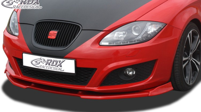 RDX Prelungire Spoiler Bara fata VARIO-X pentru SEAT Leon 1P Facelift 2009+ ( nu si pentru FR, Cupra) lip bara fata Spoilerlippe RDFAVX30506 material Plastic