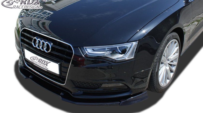 RDX Prelungire Spoiler Bara fata VARIO-X pentru AUDI A5 2011+ (Coupe + Cabrio + Sportback, Normale Bara fata ) lip bara fata Spoilerlippe RDFAVX30081 material Plastic