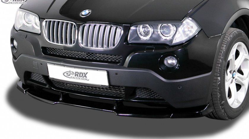 RDX Prelungire Spoiler Bara fata VARIO-X pentru BMW X3 E83 2003-2010 lip bara fata Spoilerlippe RDFAVX30179 material Plastic