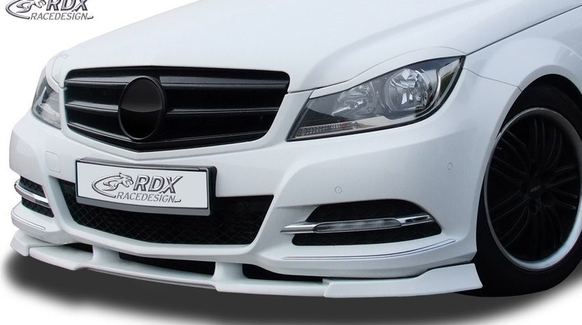 RDX Prelungire Spoiler Bara fata VARIO-X pentru MERCEDES C-Klasse W204 2011+ lip bara fata Spoilerlippe RDFAVX30335 material Plastic