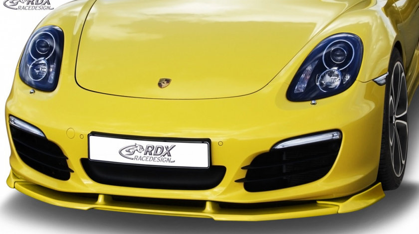 RDX Prelungire Spoiler Bara fata VARIO-X pentru PORSCHE Boxster (981) 2012+ lip bara fata Spoilerlippe RDFAVX30696 material Plastic