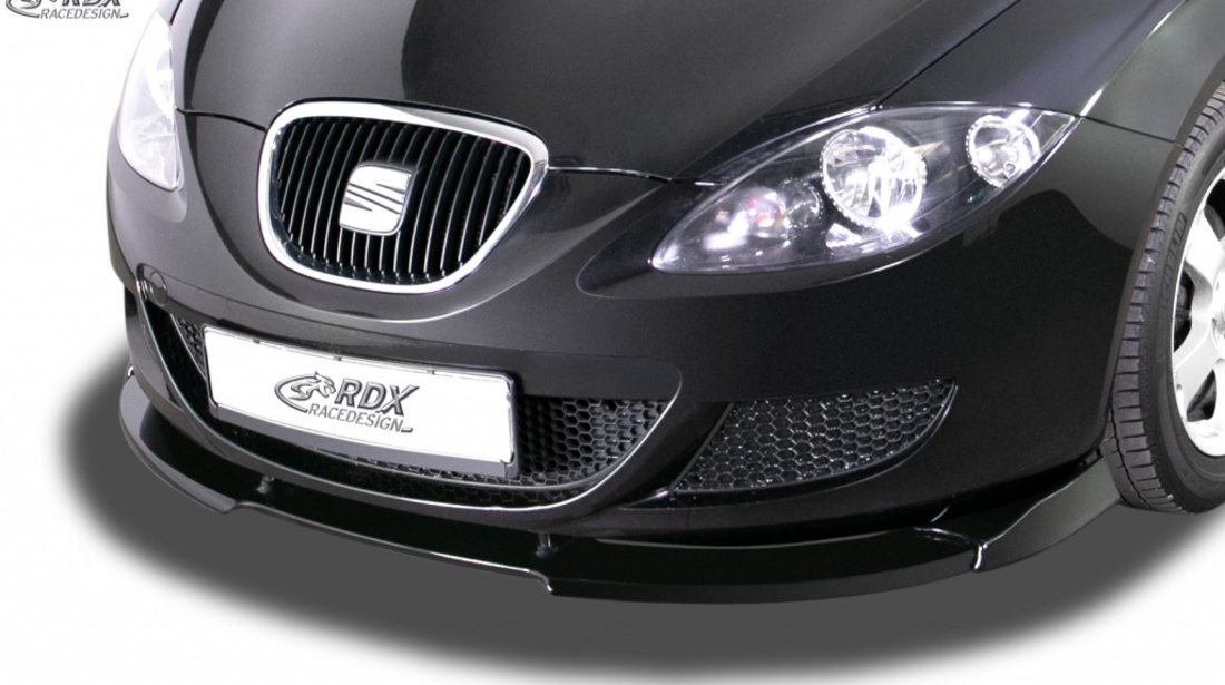RDX Prelungire Spoiler Bara fata VARIO-X pentru SEAT Leon 1P -2009 ( nu si pentru FR, Cupra) lip bara fata Spoilerlippe RDFAVX30503 material Plastic