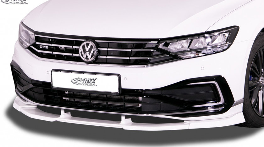 RDX Prelungire Spoiler Bara fata VARIO-X pentru VW Passat 3G B8 GTE & R-Line (2019+) lip bara fata Spoilerlippe RDFAVX30045 material Plastic