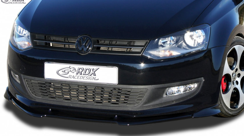 RDX Prelungire Spoiler Bara fata VARIO-X pentru VW Polo 6R lip bara fata Spoilerlippe RDFAVX30563 material Plastic