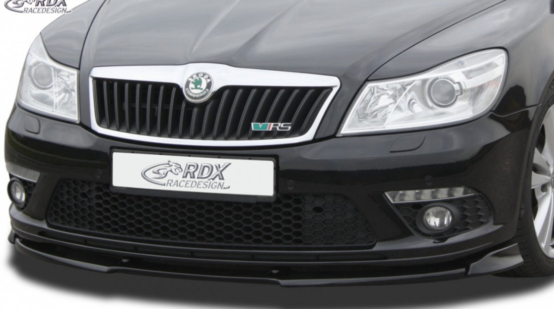 RDX Prelungire Spoiler Bara fata VARIO-X pentru SKODA Octavia 2 RS Facelift Typ 1Z 2008+ lip bara fata Spoilerlippe RDFAVX30522 material Plastic