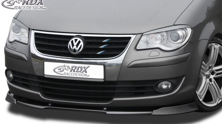 RDX Prelungire Spoiler Bara fata VARIO-X pentru VW Touran 2007+ lip bara fata Spoilerlippe RDFAVX30588 material Plastic