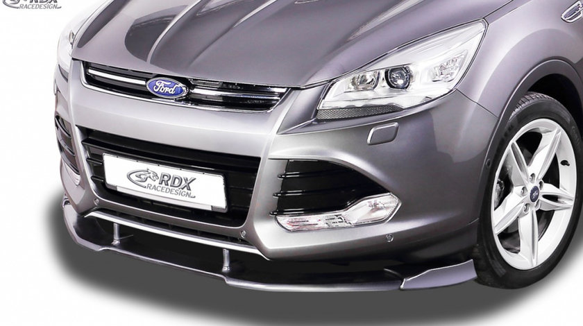 RDX Prelungire Spoiler Bara fata VARIO-X pentru FORD Kuga 2013-2016 lip bara fata Spoilerlippe RDFAVX30795 material Plastic