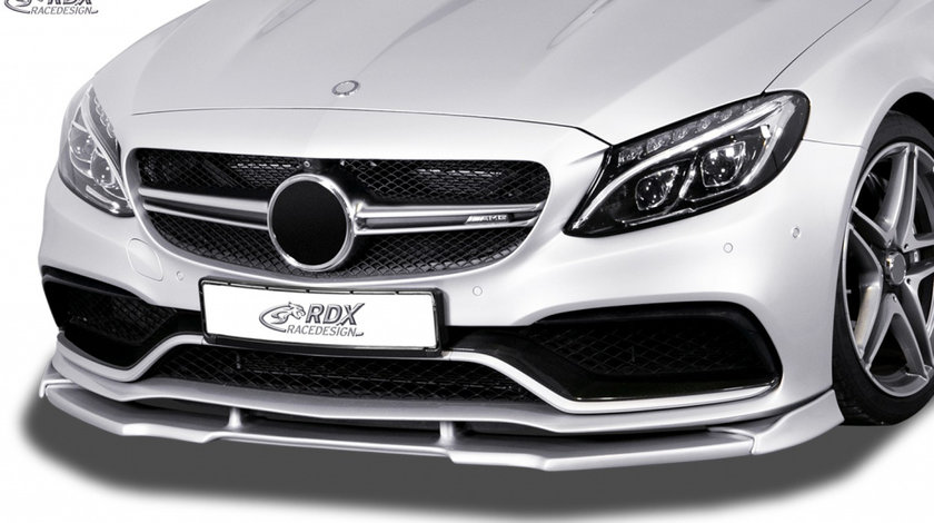 RDX Prelungire Spoiler Bara fata VARIO-X pentru MERCEDES C-Klasse C 63 AMG W205, S205, C205 lip bara fata Spoilerlippe RDFAVX30902 material Plastic