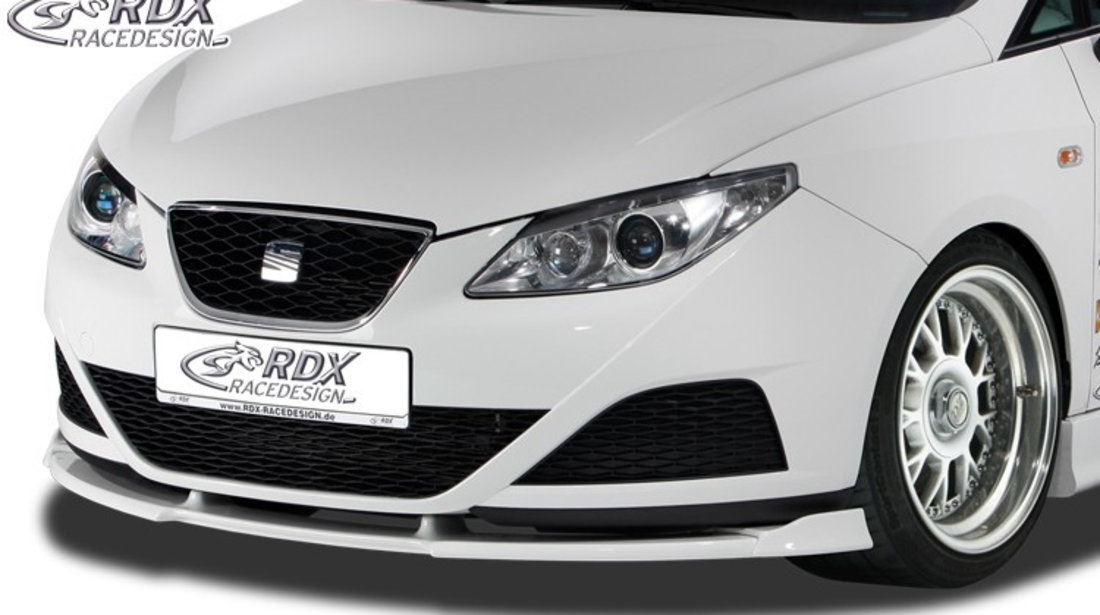 RDX Prelungire Spoiler Bara fata VARIO-X pentru SEAT Ibiza 6J, 6J SC & 6J ST -03/2012 ( nu si pentru FR, Cupra, Bocanegra) lip bara fata Spoilerlippe RDFAVX30016 material Plastic