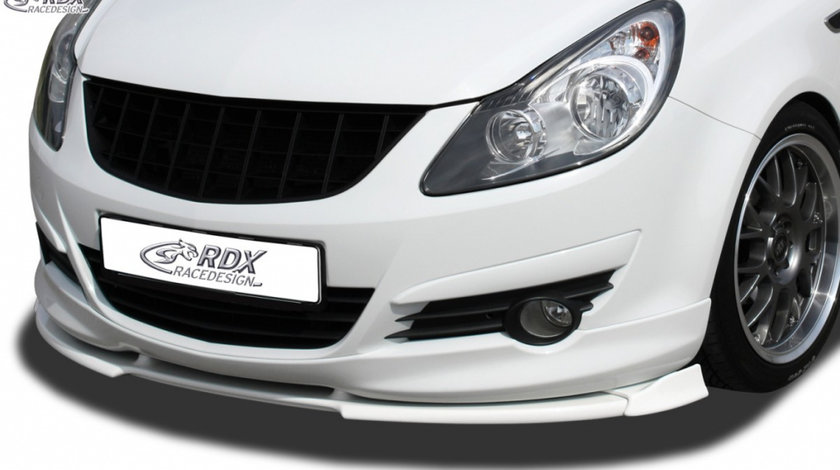 RDX Prelungire Spoiler Bara fata VARIO-X pentru OPEL Corsa D -2010 OPC-Line lip bara fata Spoilerlippe RDFAVX30740 material Plastic