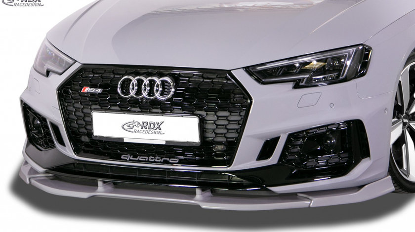 RDX Prelungire Spoiler Bara fata VARIO-X pentru AUDI RS4 B9 (-2020) lip bara fata Spoilerlippe RDFAVX30851 material Plastic