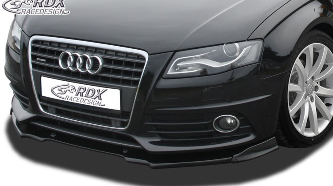 RDX Prelungire Spoiler Bara fata VARIO-X pentru AUDI A4 B8/B81 (S-Line- bzw. S4- Bara fata ) lip bara fata Spoilerlippe RDFAVX30069 material Plastic