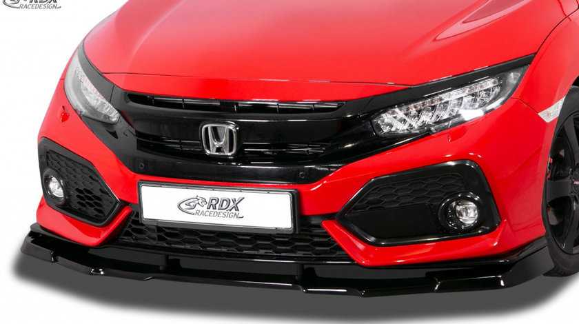 RDX Prelungire Spoiler Bara fata VARIO-X pentru HONDA Civic 2017+ lip bara fata Spoilerlippe RDFAVX30908 material Plastic