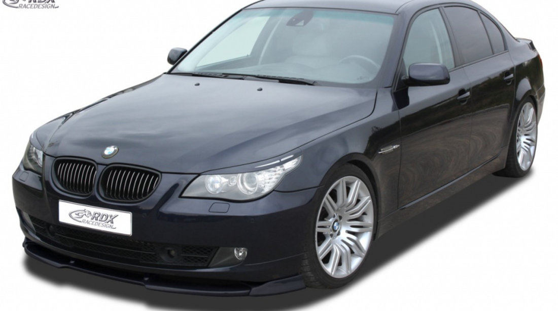 RDX Prelungire Spoiler Bara fata VARIO-X pentru BMW 5er E60 / E61 2007+ lip bara fata Spoilerlippe RDFAVX30156 material Plastic