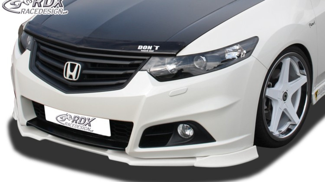 RDX Prelungire Spoiler Bara fata VARIO-X pentru HONDA Accord CU2 CW2 ( pentru Modulo- bzw. Sportstostange) lip bara fata Spoilerlippe RDFAVX30649 material Plastic