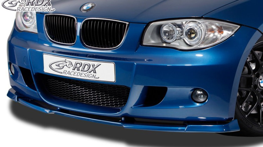 RDX Prelungire Spoiler Bara fata VARIO-X pentru BMW 1er E81 / E87 (M-Paket bzw. M-Technik Bara fata ) lip bara fata Spoilerlippe RDFAVX30010 material Plastic