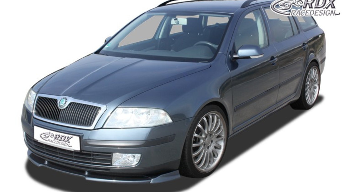 RDX Prelungire Spoiler Bara fata VARIO-X pentru SKODA Octavia 2 Typ 1Z -2008 ( nu si pentru RS) lip bara fata Spoilerlippe RDFAVX30520 material Plastic