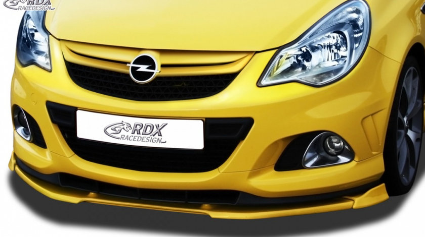 RDX Prelungire Spoiler Bara fata VARIO-X pentru OPEL Corsa D Facelift OPC 2010+ Nrburgring Edition ( potrivire an OPC-NRE bzw. Fahrzeuge cu OPC Bara fata si NRE Ansatz) lip bara fata Spoilerlippe RDFAVX30691 material Plastic