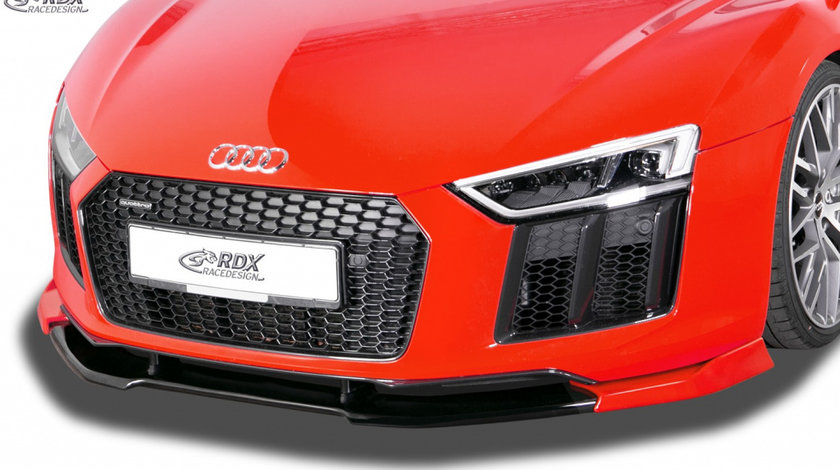 RDX Prelungire Spoiler Bara fata VARIO-X pentru AUDI R8 / R8 Spyder (4S) 2015+ lip bara fata Spoilerlippe RDFAVX30849 material Plastic