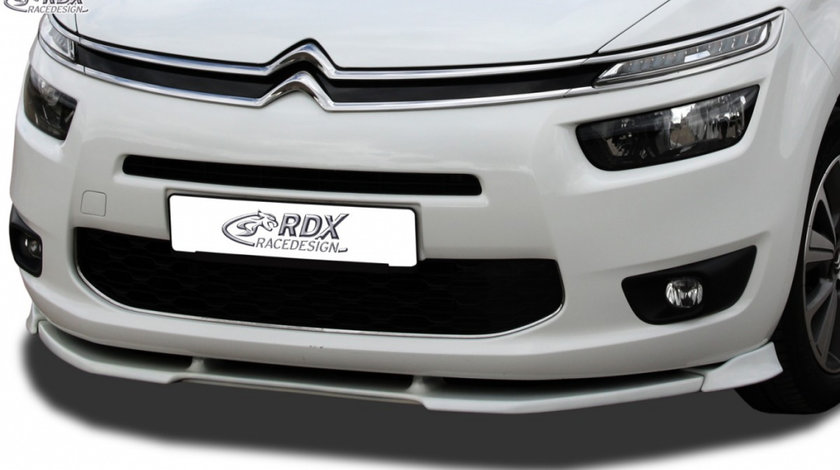 RDX Prelungire Spoiler Bara fata VARIO-X pentru CITROEN C4 Grand Picasso 2013+ lip bara fata Spoilerlippe RDFAVX30208 material Plastic