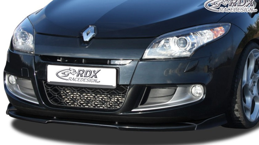 RDX Prelungire Spoiler Bara fata VARIO-X pentru RENAULT Megane 3 GT / GT-Line 2011+ lip bara fata Spoilerlippe RDFAVX30484 material Plastic