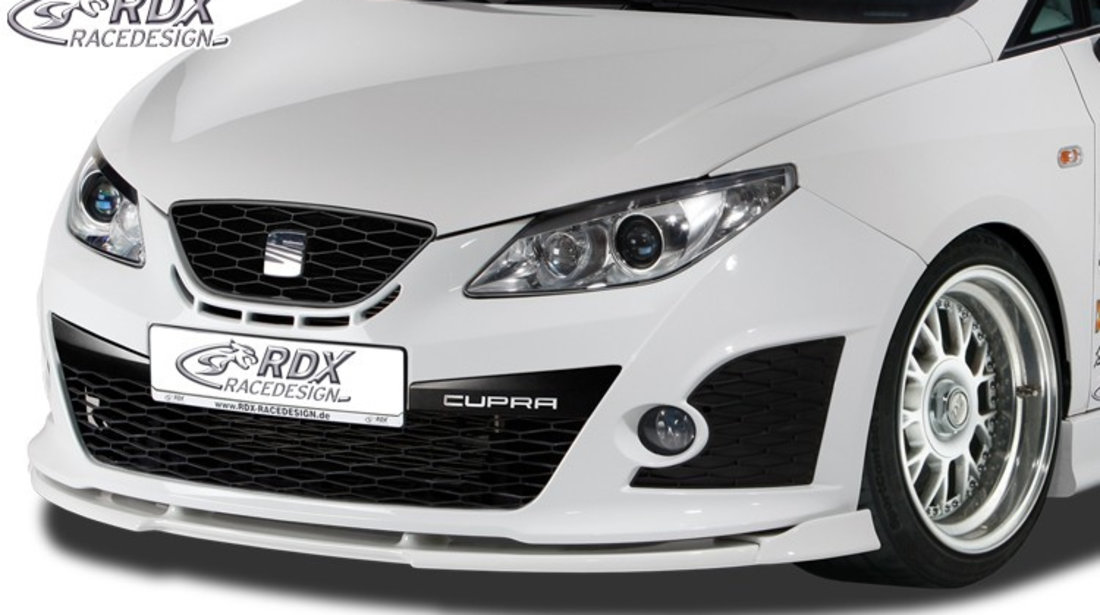 RDX Prelungire Spoiler Bara fata VARIO-X pentru SEAT Ibiza 6J Cupra & Bocanegra -03/2012 lip bara fata Spoilerlippe RDFAVX30018 material Plastic