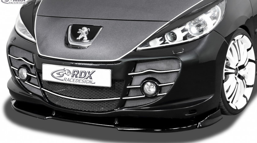 RDX Prelungire Spoiler Bara fata VARIO-X pentru PEUGEOT 207 i.V.m. Abbes-Front lip bara fata Spoilerlippe RDFAVX30771 material Plastic