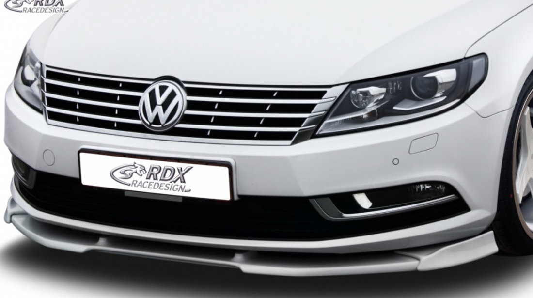 RDX Prelungire Spoiler Bara fata VARIO-X pentru VW CC lip bara fata Spoilerlippe RDFAVX30688 material Plastic