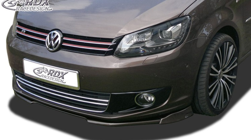 RDX Prelungire Spoiler Bara fata VARIO-X pentru VW Touran 1T Facelift (2010-2015) / Caddy 2K (2010-2015) lip bara fata Spoilerlippe RDFAVX30014 material Plastic