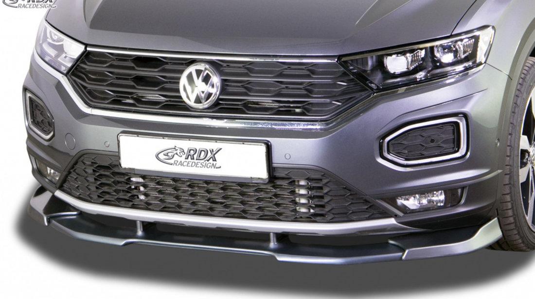 RDX Prelungire Spoiler Bara fata VARIO-X pentru VW T-Roc lip bara fata Spoilerlippe RDFAVX30844 material Plastic