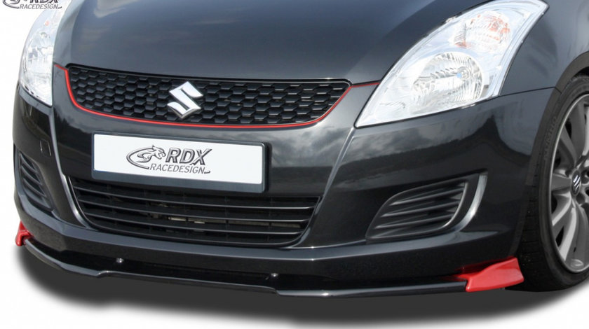 RDX Prelungire Spoiler Bara fata VARIO-X pentru SUZUKI Swift FZ/NZ 2010-2013 lip bara fata Spoilerlippe RDFAVX30536 material Plastic