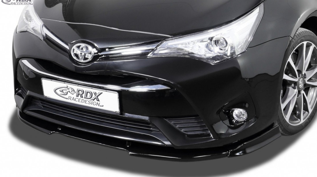 RDX Prelungire Spoiler Bara fata VARIO-X pentru TOYOTA Avensis T27 2015+ lip bara fata Spoilerlippe RDFAVX30770 material Plastic