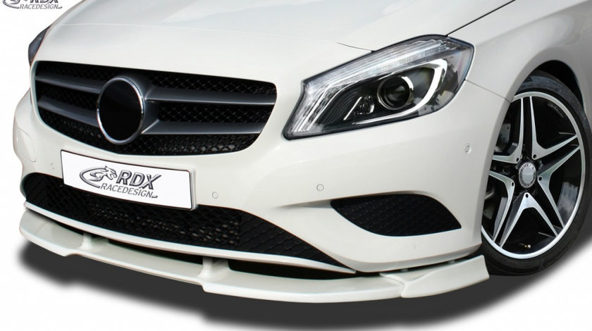 RDX Prelungire Spoiler Bara fata VARIO-X pentru MERCEDES A-Klasse W176 (2012-2015) lip bara fata Spoilerlippe RDFAVX30623 material Plastic