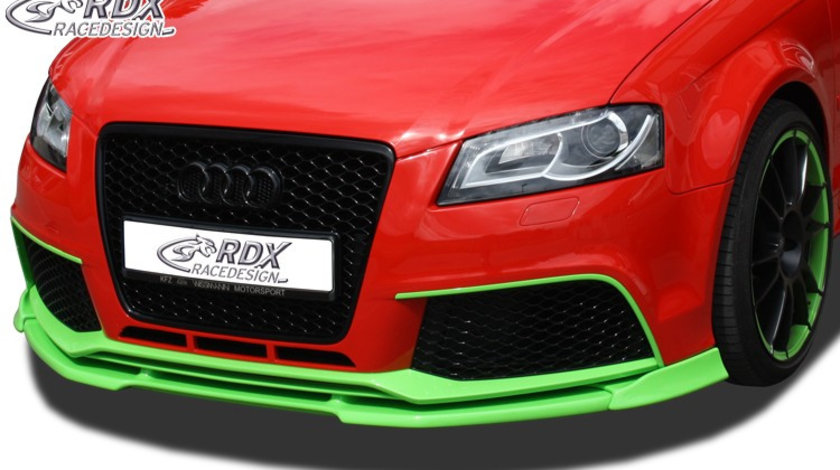 RDX Prelungire Spoiler Bara fata VARIO-X pentru AUDI RS3 2011+ (3trig + Sportback) lip bara fata Spoilerlippe RDFAVX30060 material Plastic