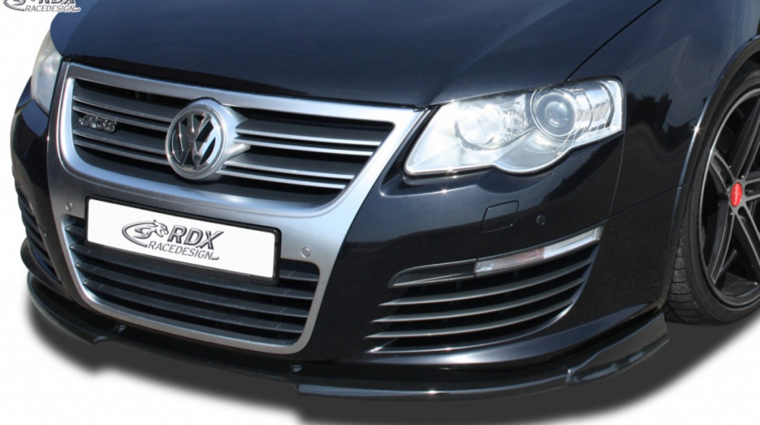 RDX Prelungire Spoiler Bara fata VARIO-X pentru VW Passat B6 / 3C R36 lip bara fata Spoilerlippe RDFAVX30581 material Plastic