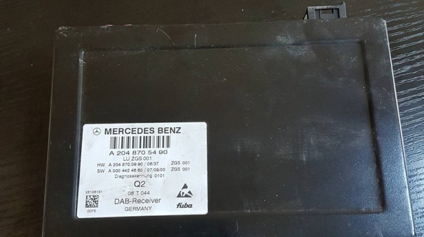 Receiver tv tuner mercedes benz c-classe w204 cod a2048705490