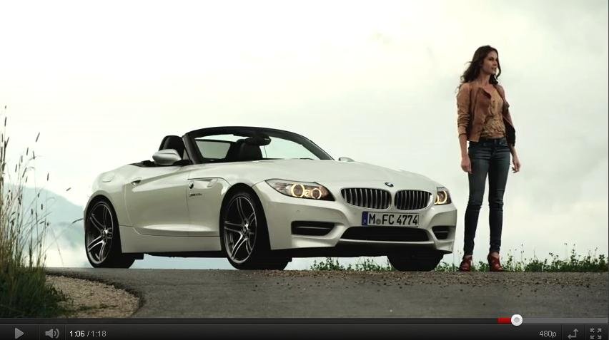 Reclama BMW Z4: cand o soferita de BMW se viseaza pilot de curse... Reclama BMW Z4: cand o soferita de BMW se viseaza pilot de curse...