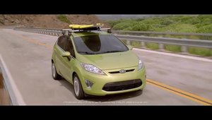 Reclama Ford Fiesta: surferul