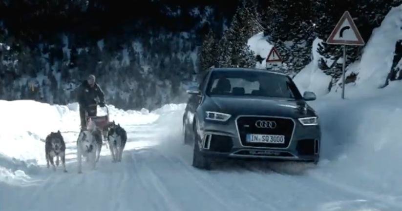 Reclama la noul Audi RS Q3: mai rapid decat sania trasa de Husky