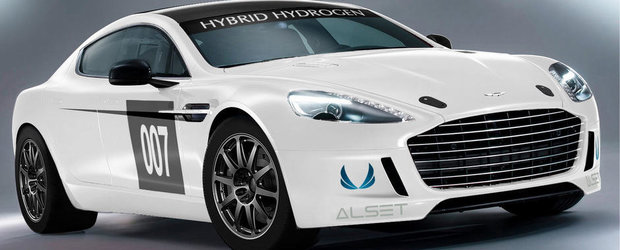 Record Aston Martin Rapide S: a devenit primul vehicul cu hidrogen care a parcurs un tur de circuit