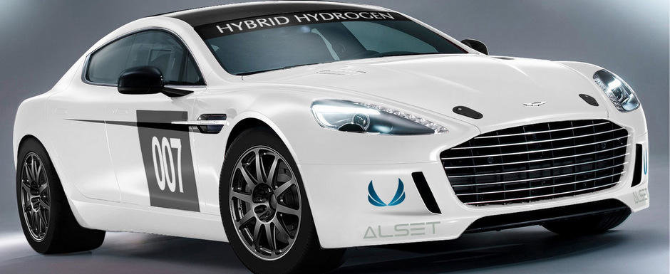 Record Aston Martin Rapide S: a devenit primul vehicul cu hidrogen care a parcurs un tur de circuit