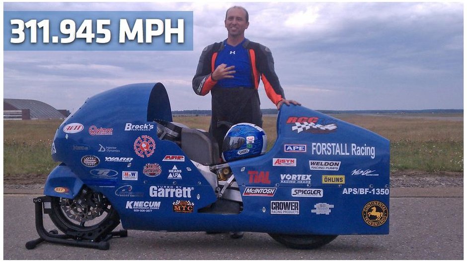 Record de viteza: cea mai rapida motocicleta din lume a prins 502 km/h! Record de viteza: cea mai rapida motocicleta din lume a prins 502 km/h!