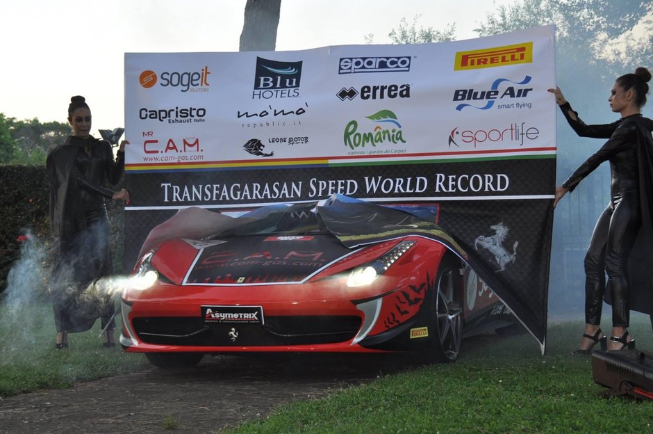 Record pe Transfagarasan