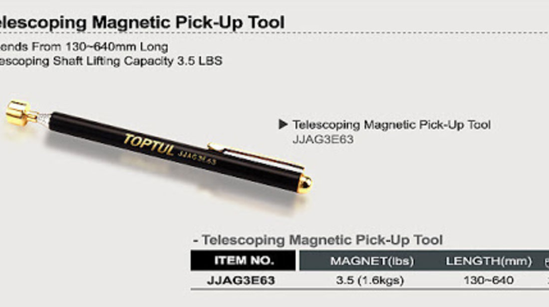 Recuperator Telescopic Cu Magnet Toptul JJAG3E63