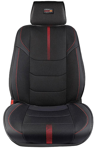Red Bull Racing Husa Scaun Auto Fata Negru / Rosu 55666